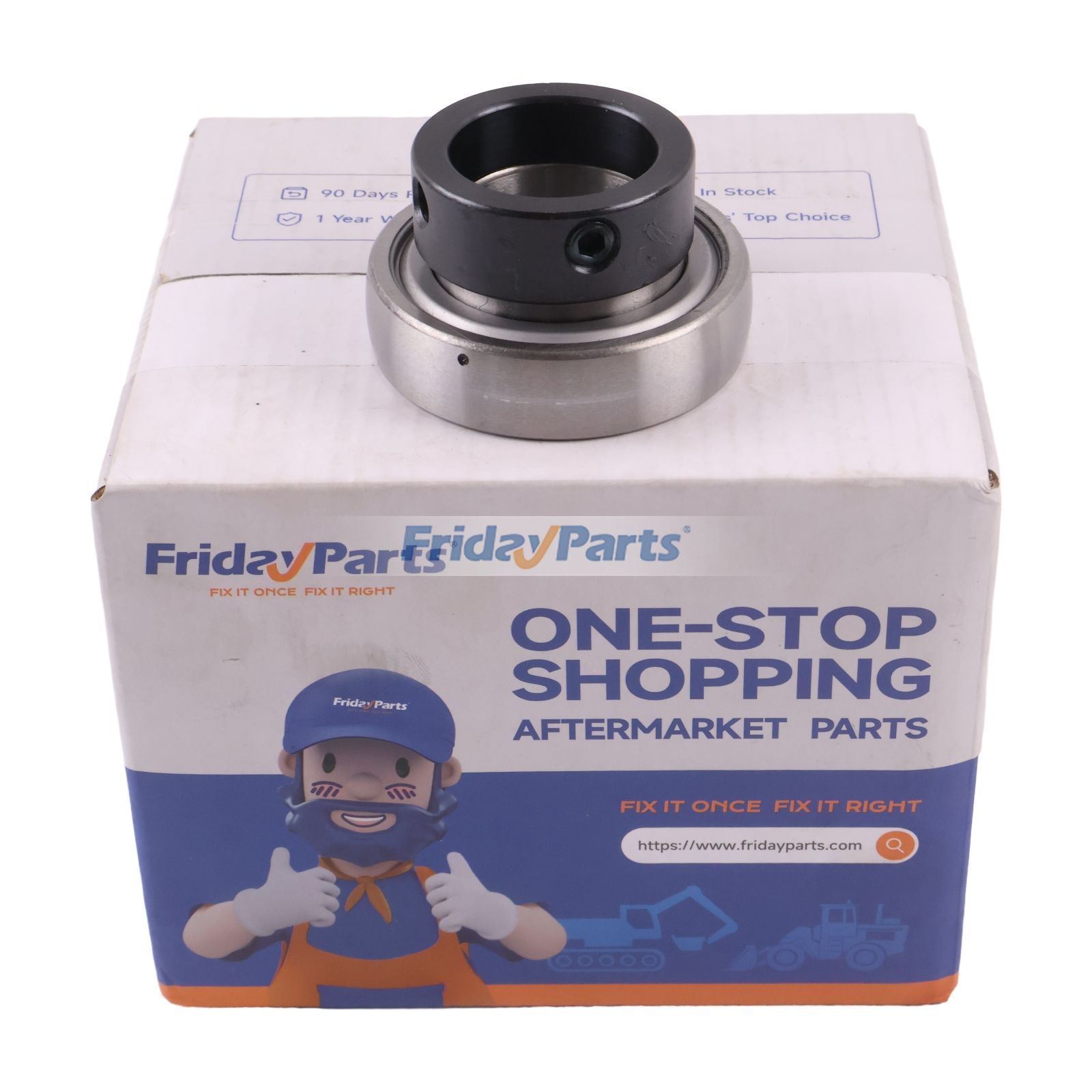 2.441" Aftermarket SKF RA103-RRB2 Adapter Bearing Rubber Seals Locking Collar Nylon Retainer for Tractor