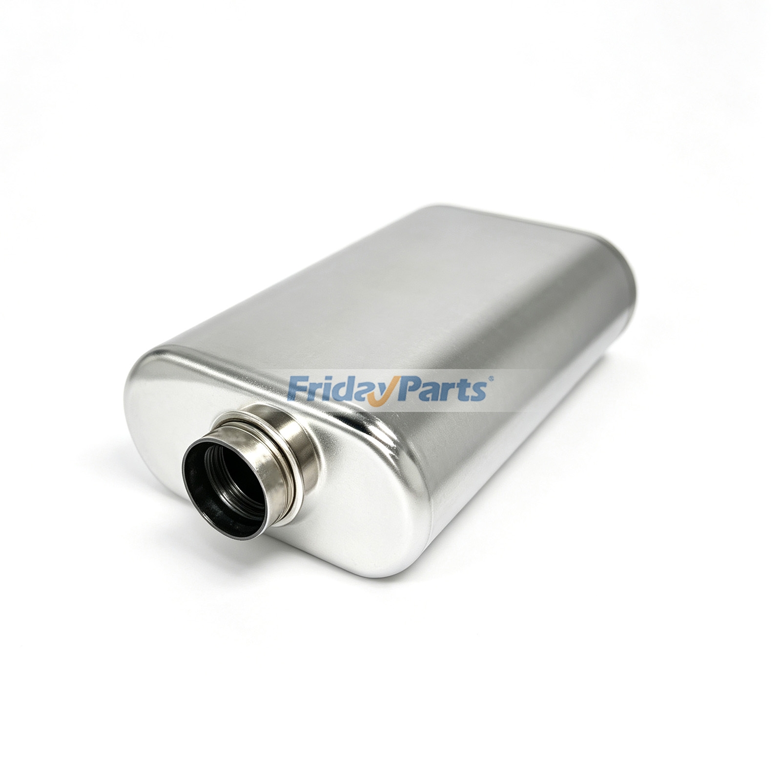 2.5" Inlet Outlet Oval Muffler Silencer 616-06313-2100 for Car Truck
