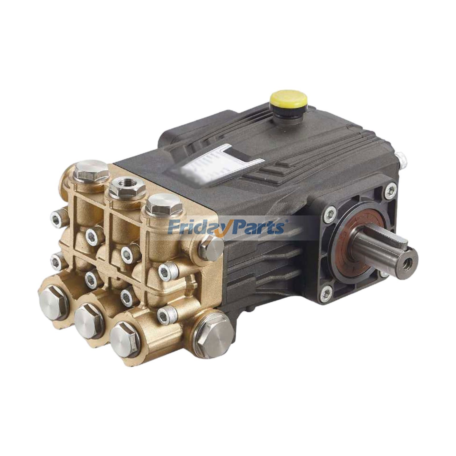 Pompe à piston haute pression pour lave-auto Cat General AR, arbre de 24 mm, 2,9 à 9,2 gal/min, 1 450 à 2 900 psi, sans huile