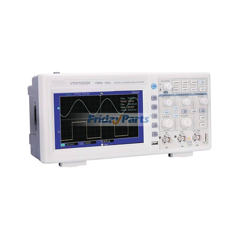 2 Channel 1 GSa/s 100 MHz Digital Storage Oscilloscopes Meter UTD2102CEX