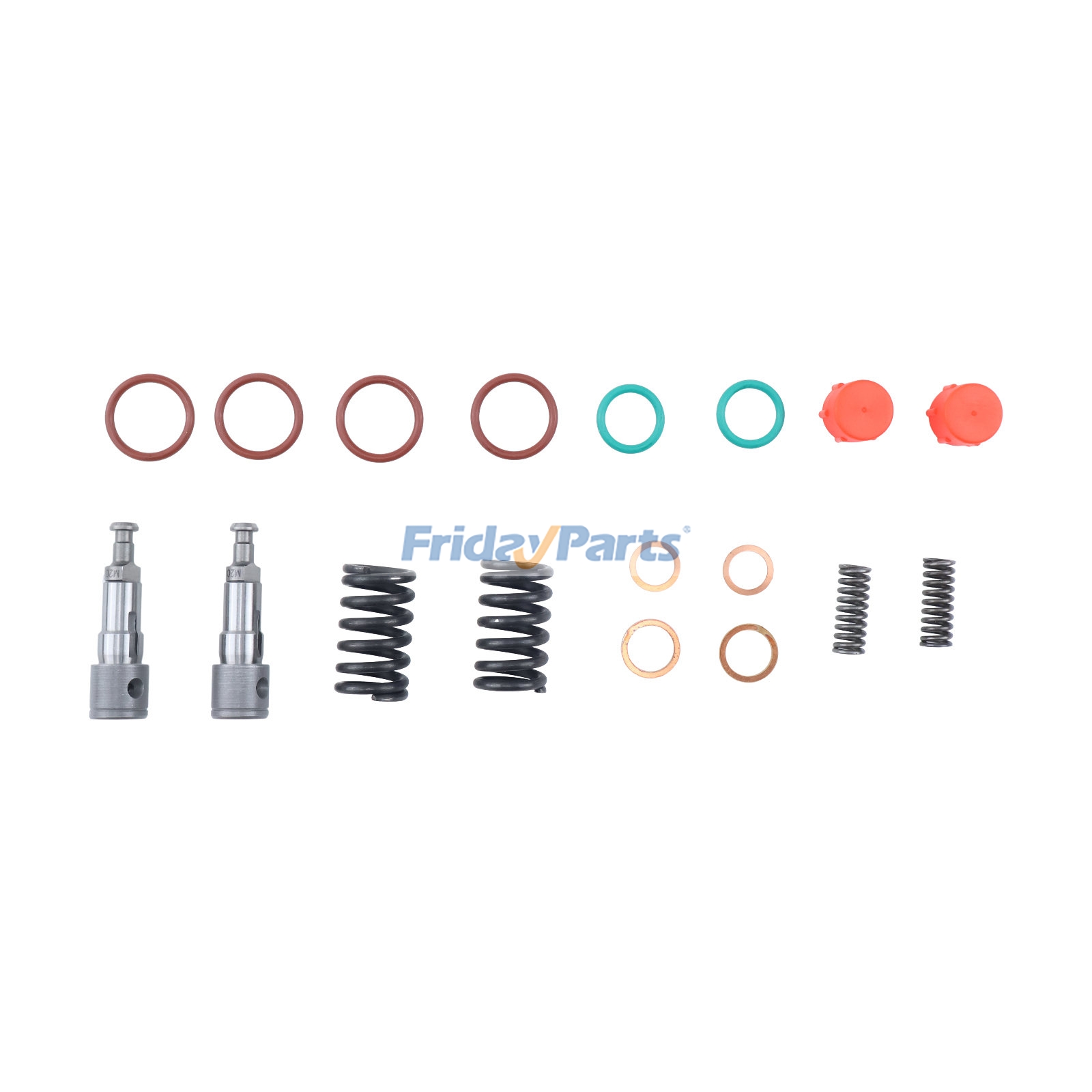 2-Cylinder Fuel Injection Pump Rebuild Kit for Kubota Z Series Engine Z482 Z602 Z402 Compact Tractor Lawn Mower