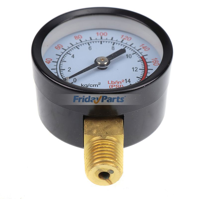 2" Diameter Face 1/4" Male NPT 0-200 PSI Gauge for Rolair for Air Compressor