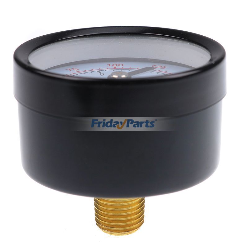 空気圧縮機 2インチ フェイス バックマウント 1/4インチ NPT 0-200 PSI 圧力油圧ゲージ