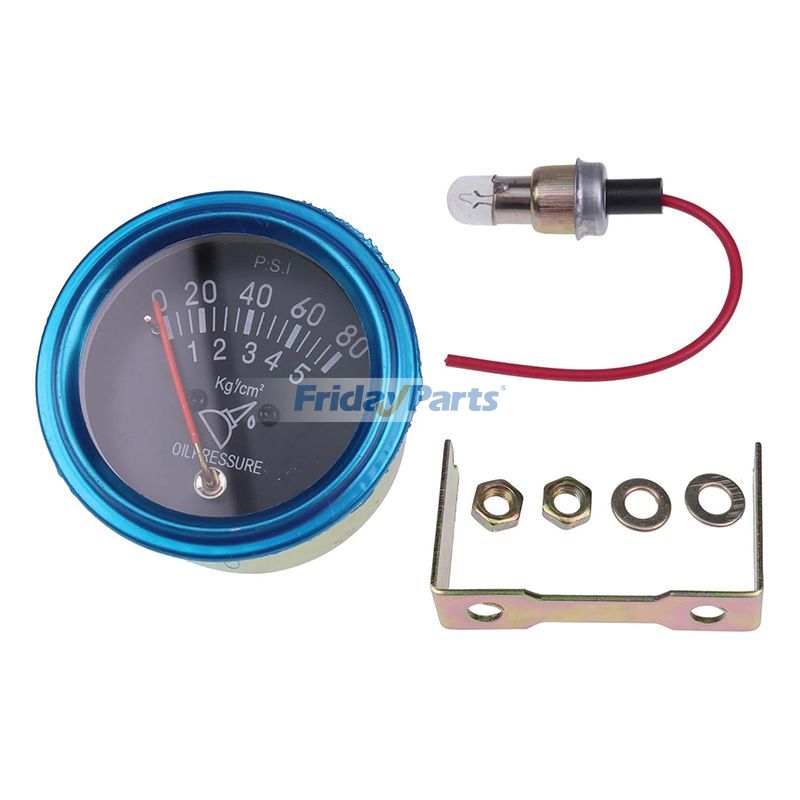 Universal Chrome Oil Pressure Gauge Kit For OTHER BRAND