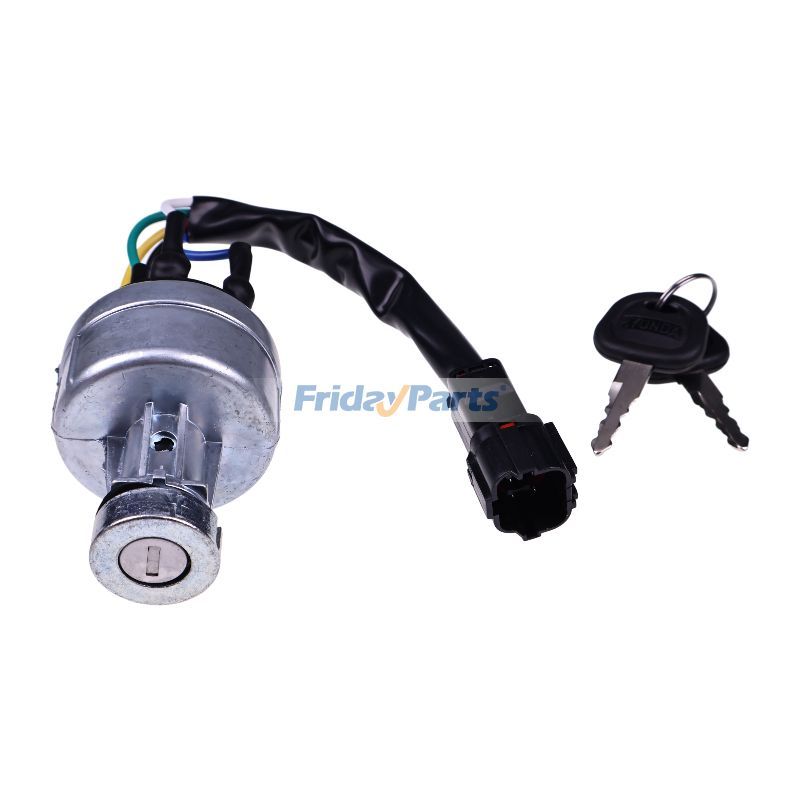 Excavator 2 Keys Ignition Switch