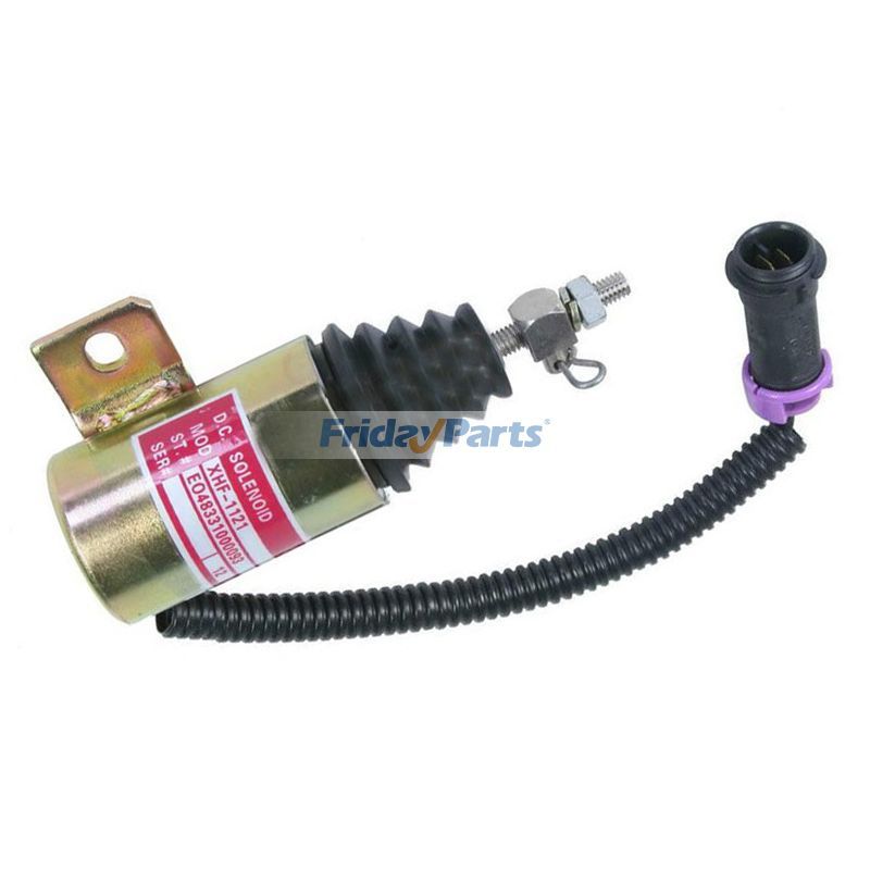 2 Lines Flameout Valve E048331000093 XHF-1121 for Foton 483  Engine 12V