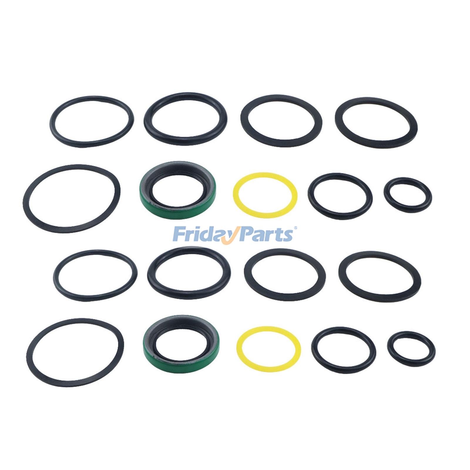 2 Pack Cylinder Seal Kit AM36221 for Yanmar Engine 3TNV80F John Deere Tractor 1025R 3120 4210 5105 Loader 8B 10A Backhoe 260B 270A BH9