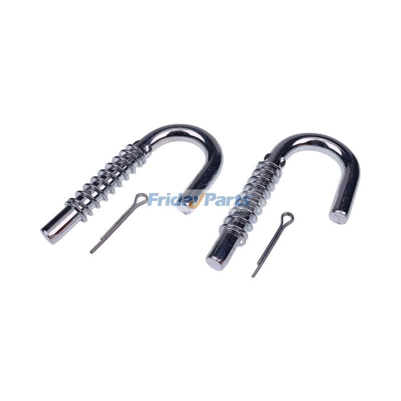 Lot de 2 goupilles de déverrouillage et ressorts de plateau 747-1116 932-0306A pour tracteur tondeuse à gazon Cub Cadet MTD Craftsman Troy-Bilt HuskeepourPour Cub Cadet,Pour Troy-Bilt,Pour Craftsman,Pour MTD,Pour Huskee
