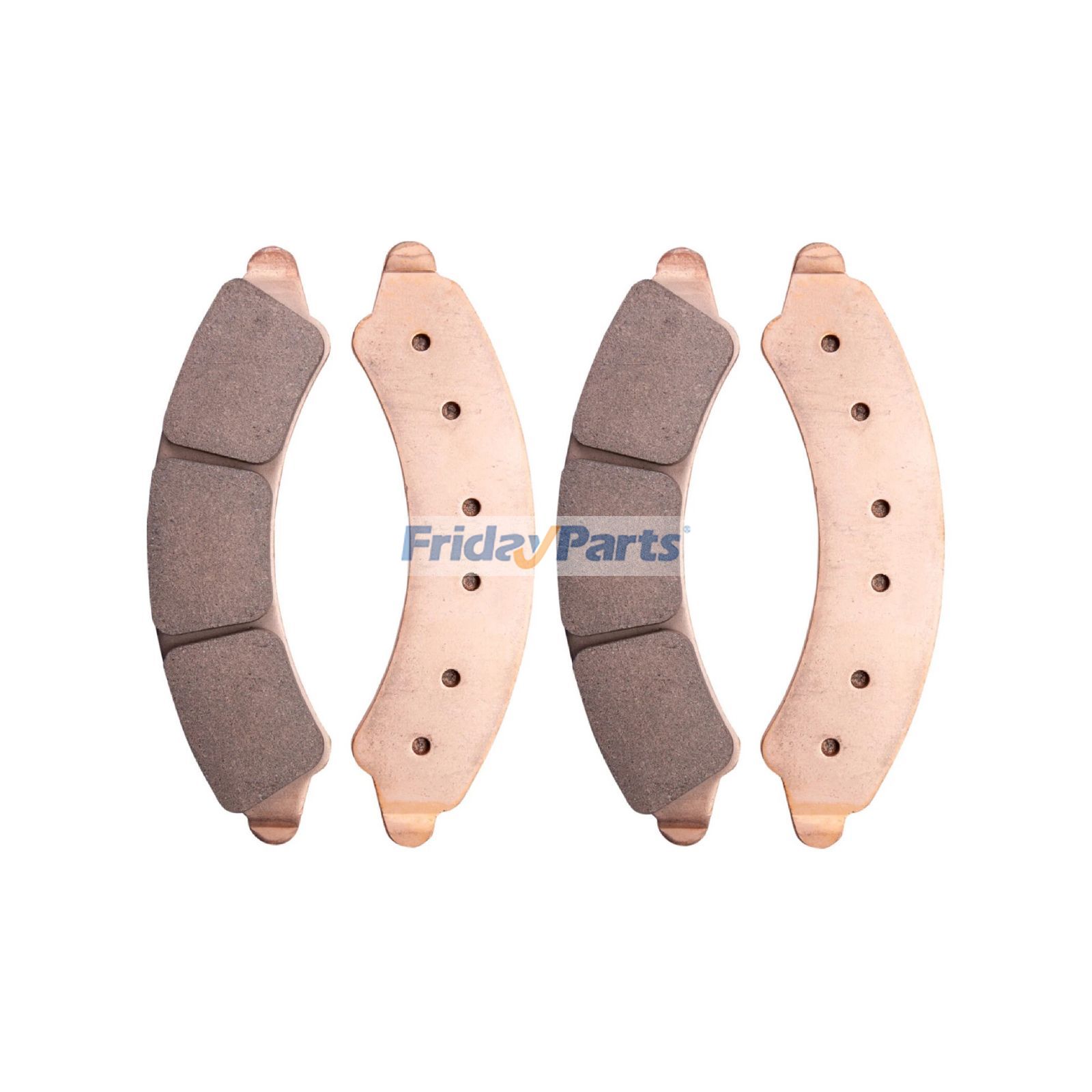 Kit de 2 paires de plaquettes de frein frittées 2211640 FA728 pour Polaris RZR Pro R 2022-2025