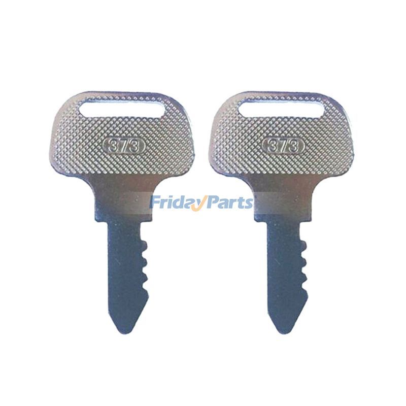 2 PCS 373 イグニッションキー 55364-41180 クボタトラクター F2000 F2100 F2100E F2400 FZ2100 FZ2400用