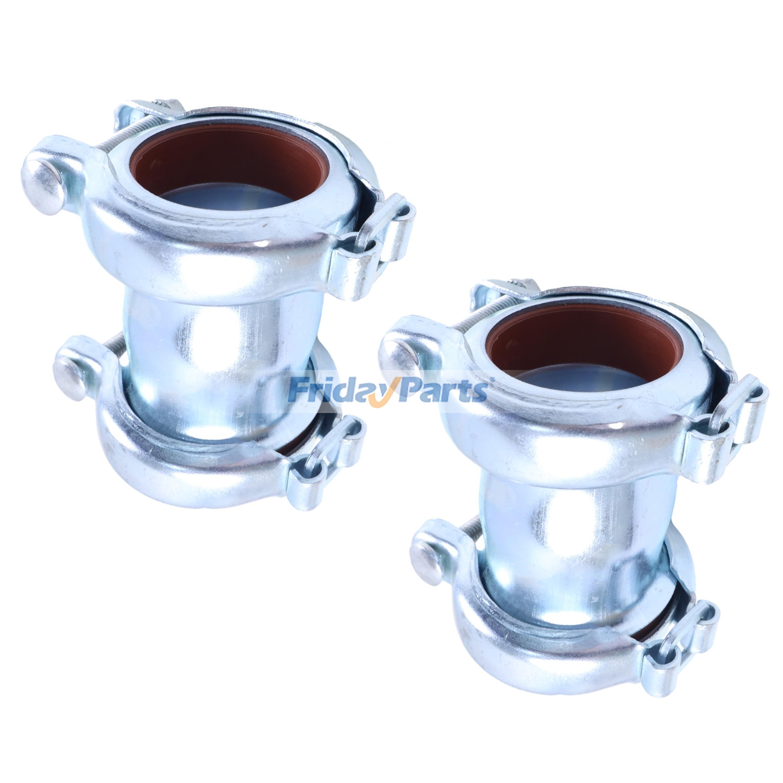 2 Pieces 48mm Coupling 4067834 4196260 for John Deere Engine 4045 6068 6090 Excavator 200LC 230LC 270LC 330CLC 160GLC 200GLC 210GLC 250GLC 350GLC 470GLC 135G