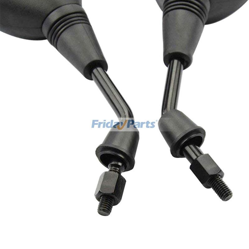  2 Pcs 8mm Black Plastic Rearview Mirror for 50cc 70cc 90cc 110cc 125cc 150cc 200cc 250cc ATV Scooter For OTHER BRAND