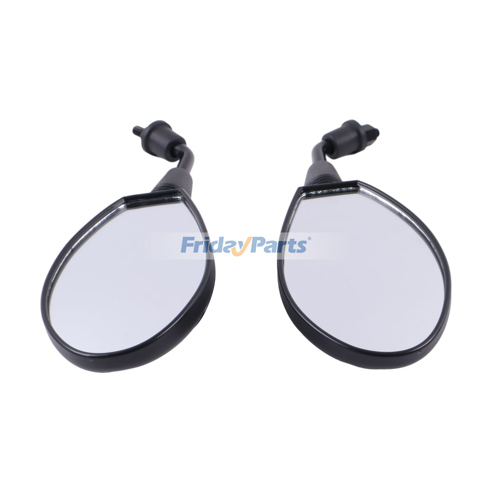 2個 8mm 時計回り ユニバーサルフィットメント リアビューミラー GY6 ツーリングバイク スポーツバイク カフェレーサー オートバイ スクーター モペット ATV用