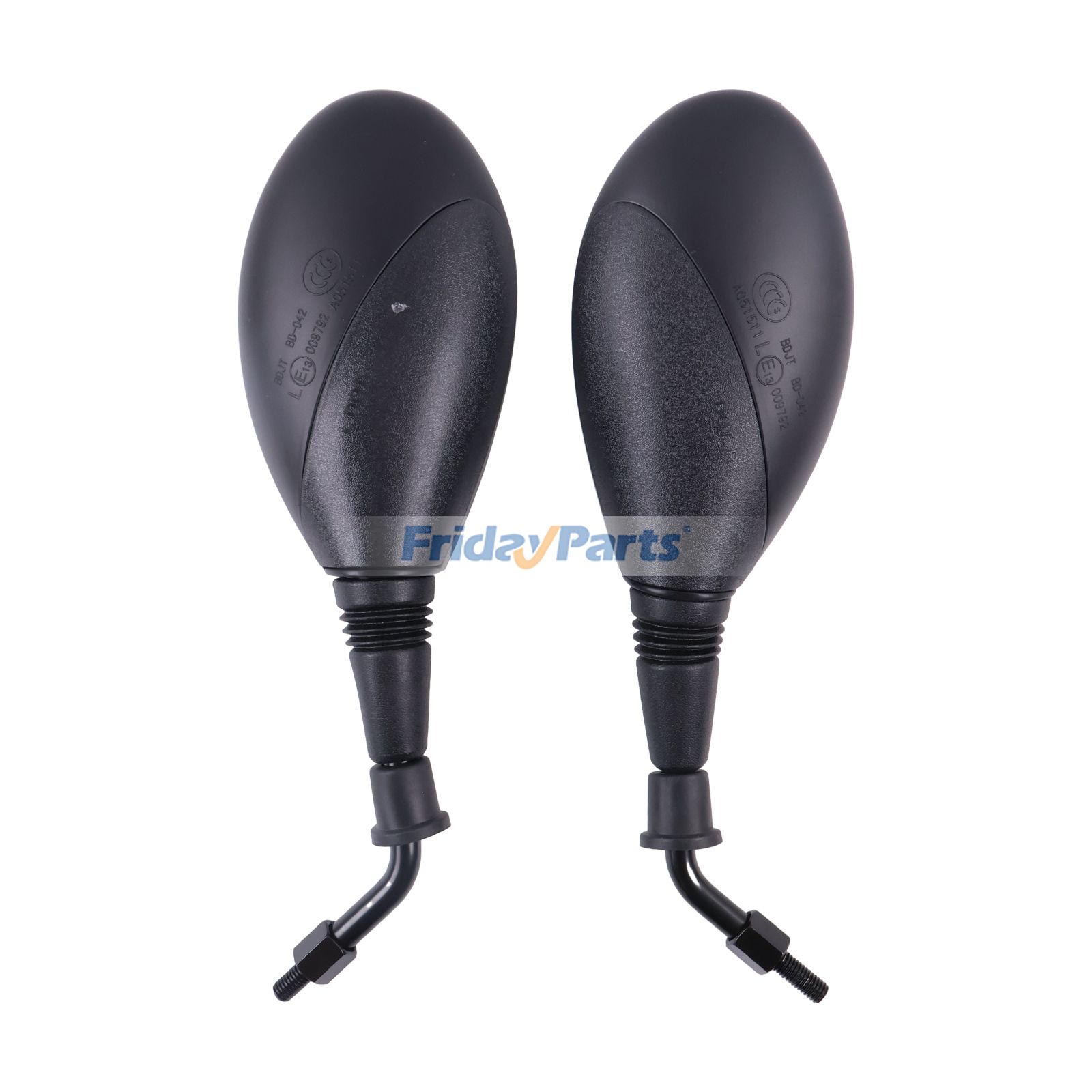 2個 8mm 時計回り ユニバーサルフィットメント リアビューミラー GY6 ツーリングバイク スポーツバイク カフェレーサー オートバイ スクーター モペット ATV用