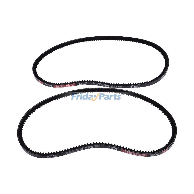 2 Pcs Alternator Belt 6686683 for Bobcat Loader MT52 MT55 MT85