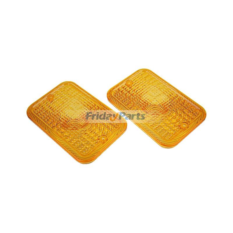  2 Pcs Amber Light Lens For JOHN DEERE