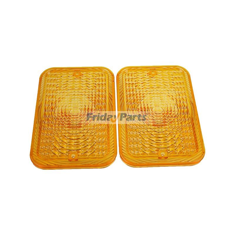 2 Pcs Amber Light Lens for Engine,Mower,Tractor