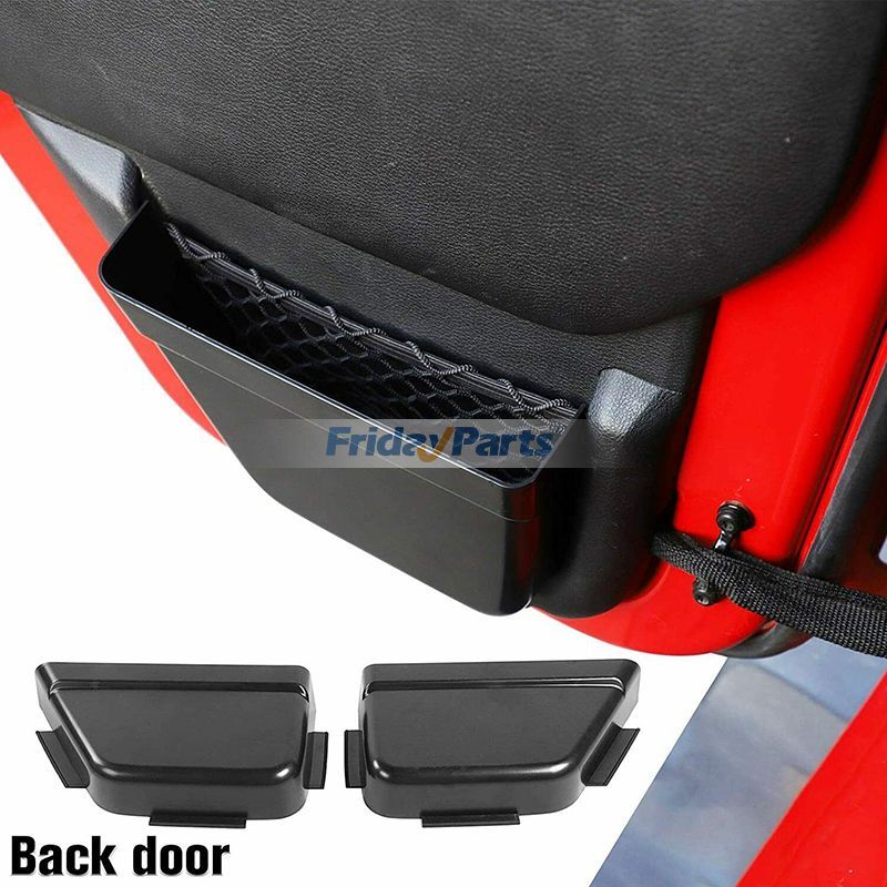 2 Pcs Zurück Tür Seite Einsatz Lagerung Box Tür Organizer Taschen für Jeep Wrangler JK JKU 2011-2018