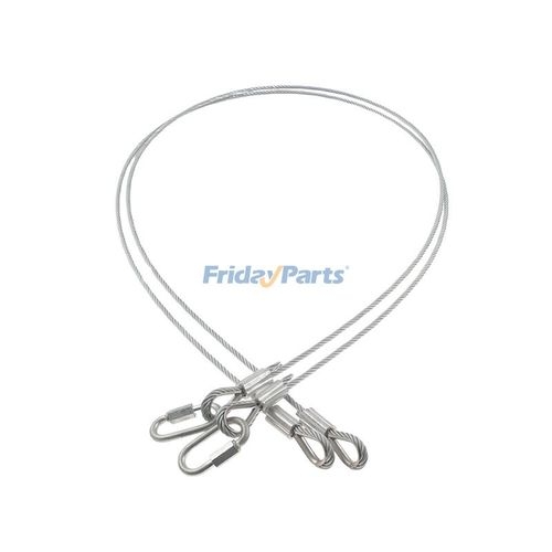 2 Pcs Cables with EZ Spring Clips 125542 for Gorilla Lift