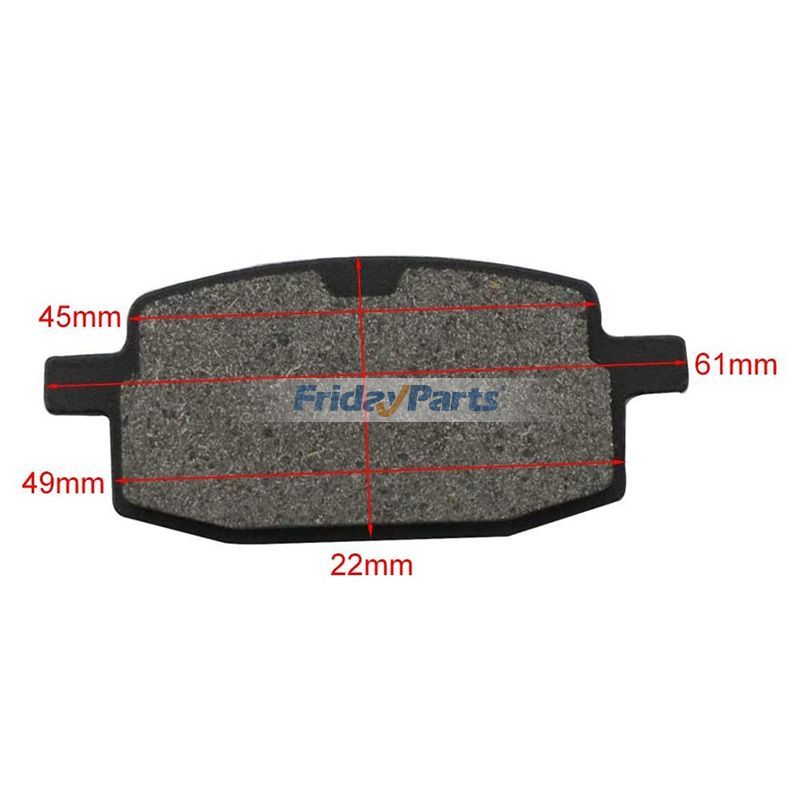 2 PCS Front Disc Brake Pads for Moped Scooter GY6 49cc 50cc for Motorcycle