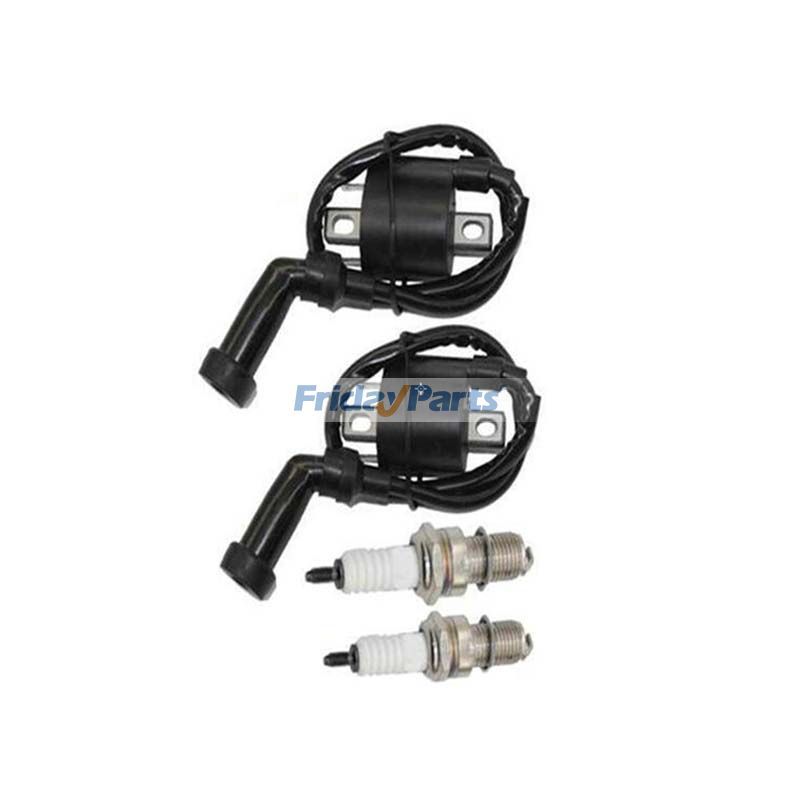 Bobina de encendido de 2 piezas 5EL-82310-00-00 5EL-82320-00-00 para motocicleta Yamaha VSTAR1100 1999-2009 Para YANMAR