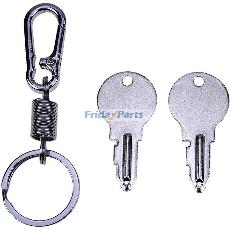 クボタ トラクター L175 L185 L210 L220 L2200 L2201 L225 L245 L2601 L295 用イグニッションキー 2 個、キーチェーン付き 32130-31810 37150-31812