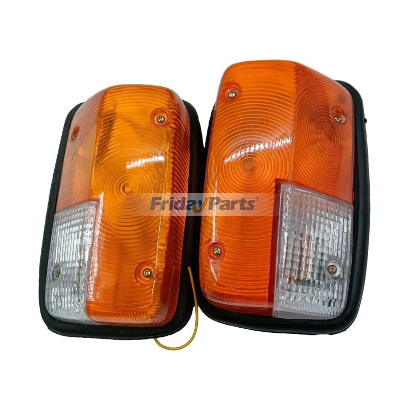 2 piezas de lámpara 22W-06-12310 22W-06-12320 para cargadora Komatsu WA100-1 WA120-1 WA150-1 WA180-1 WA250-1 WA400-1 WA470-1