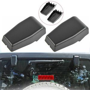 リアウィンドウヒンジリフトゲートガラスヒンジトリムカバー2個68140033AA 2011-2018 Jeep Wrangler JK用