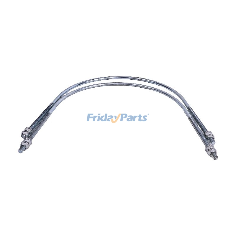 2 boulons en U pour silencieuxpour Pelle