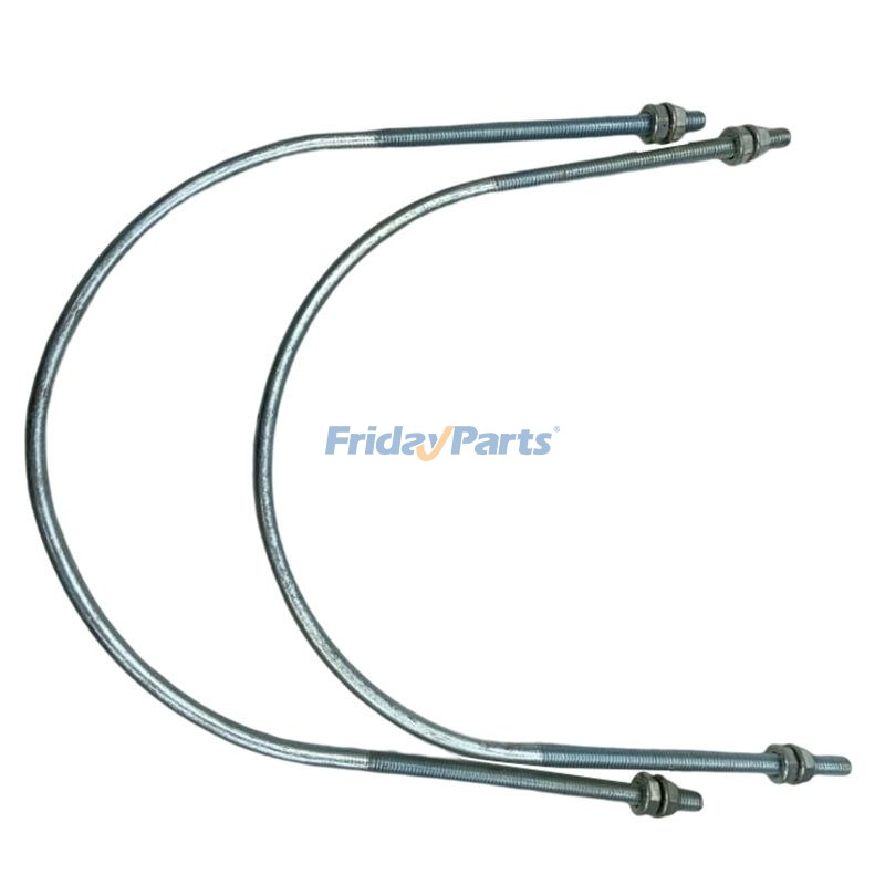 2 PCS Muffler U Bolt for Excavator