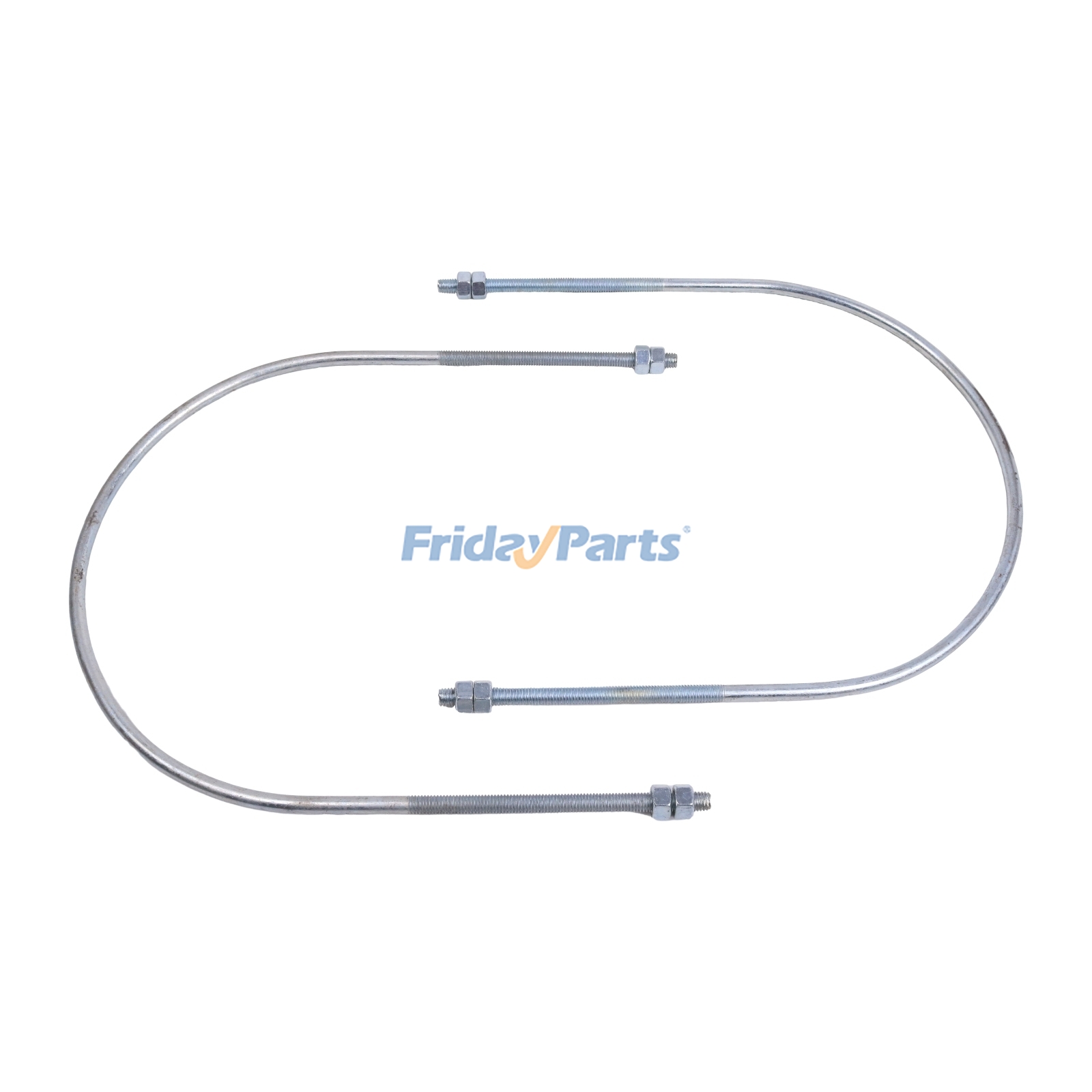 2 PCS Muffler U Bolt 2420T7227 2420T6738 for Kobelco Excavator SK60 K907 K907LC MD200C SK100 SK200