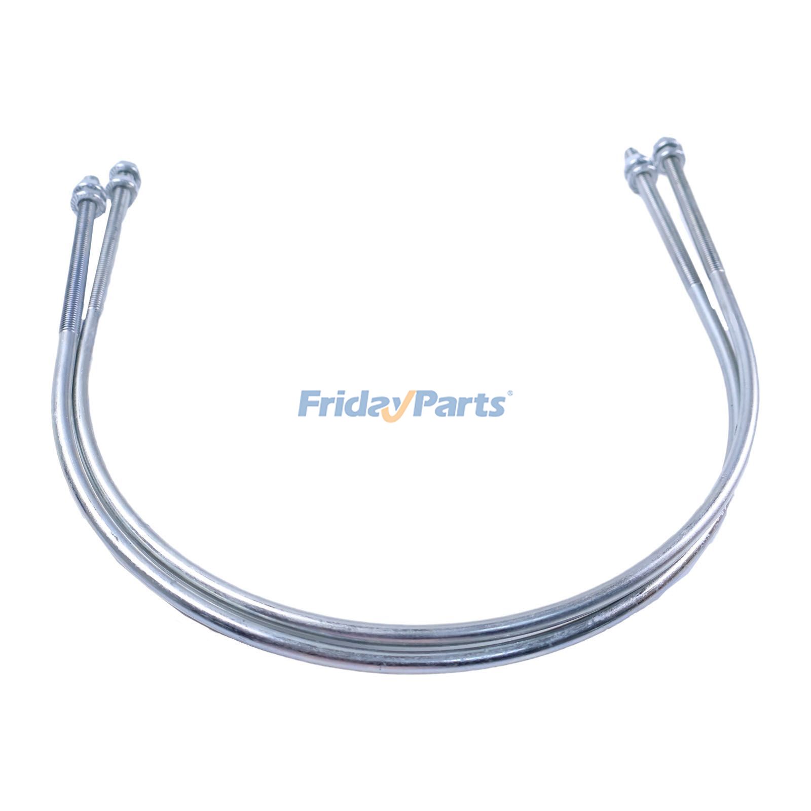 2 Pcs Muffler U Bolt  for Excavator