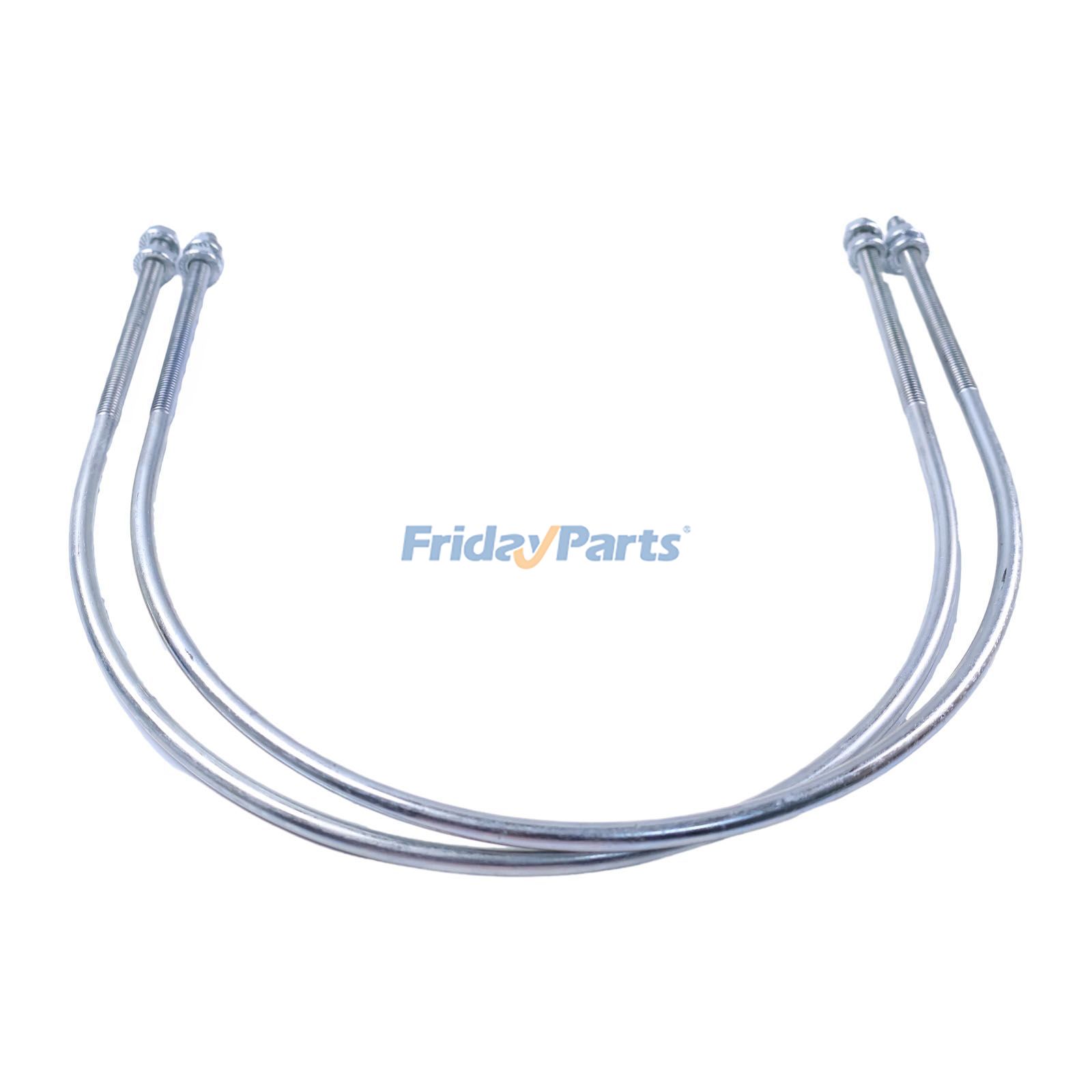 Excavator 2 Pcs Muffler U Bolt 