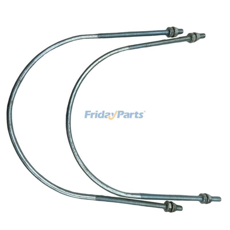 2 PCS Muffler U Bolt EX60-5 EX75UR-3 EX80U HR240G ZR600TS for Excavator