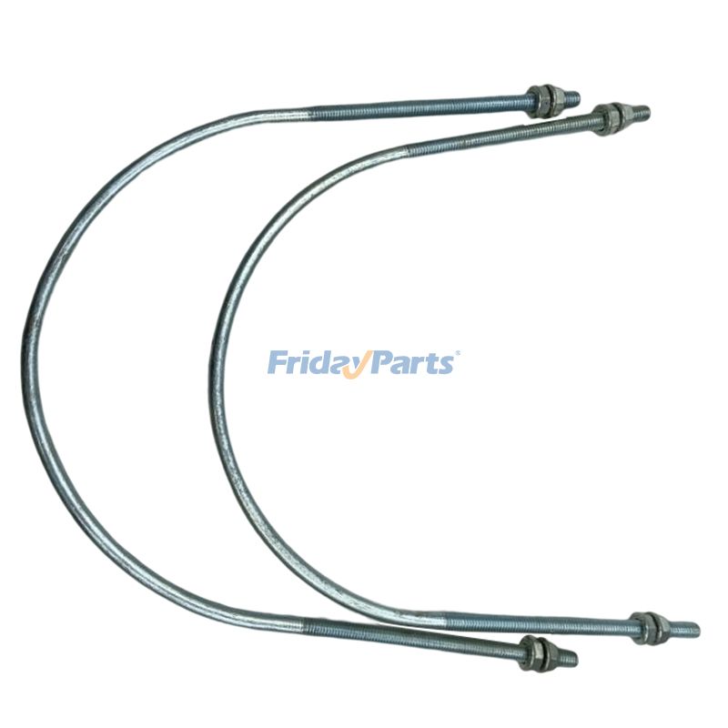 2 PCS Muffler U Bolt for Excavator