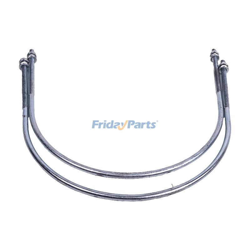 2 boulons en U pour silencieux Pour JOHN DEERE