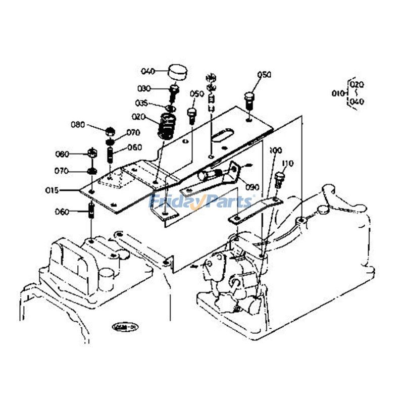  2 PCS Seat Spring For KUBOTA