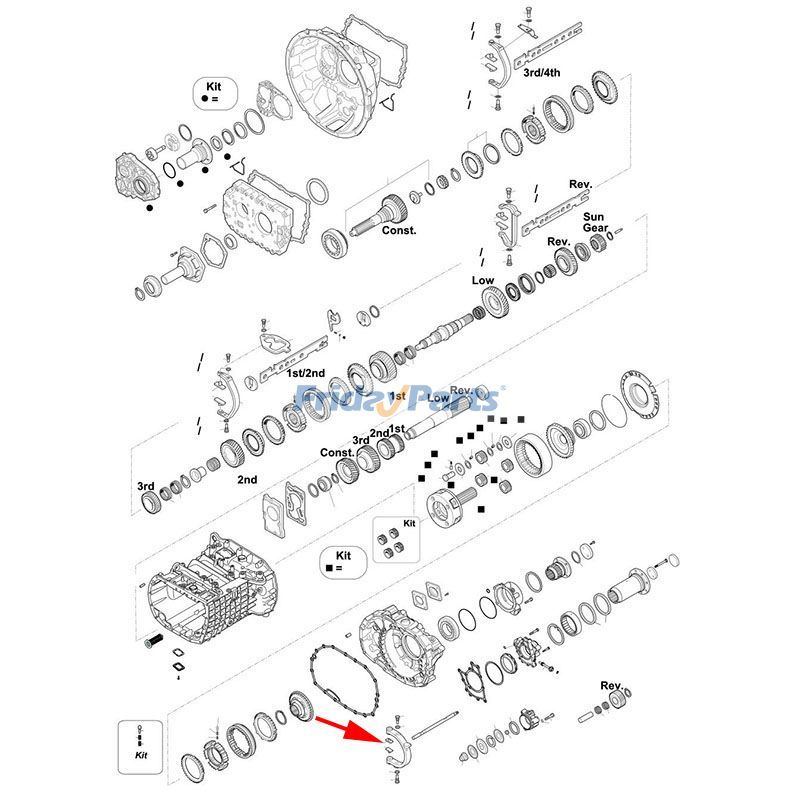 2 PCS Sliding Pad Transmission for Others