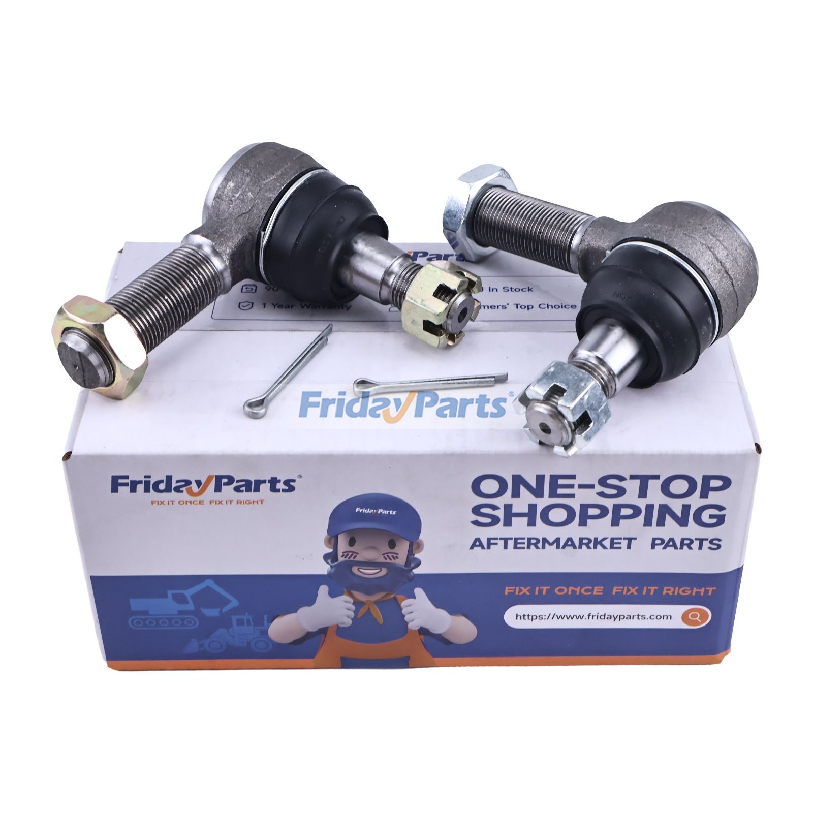 2 PCS Tie Rob Rod 8-97107349-2 8-97107348-2 for Isuzu Engine 4JB1 Truck NKR55