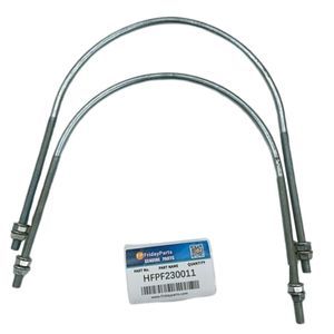 2Pcs U Bolt 6206-11-5980 for Komatsu Excavator PC200-5 PC220-5 PC120-5 PC130-5 PC160-5