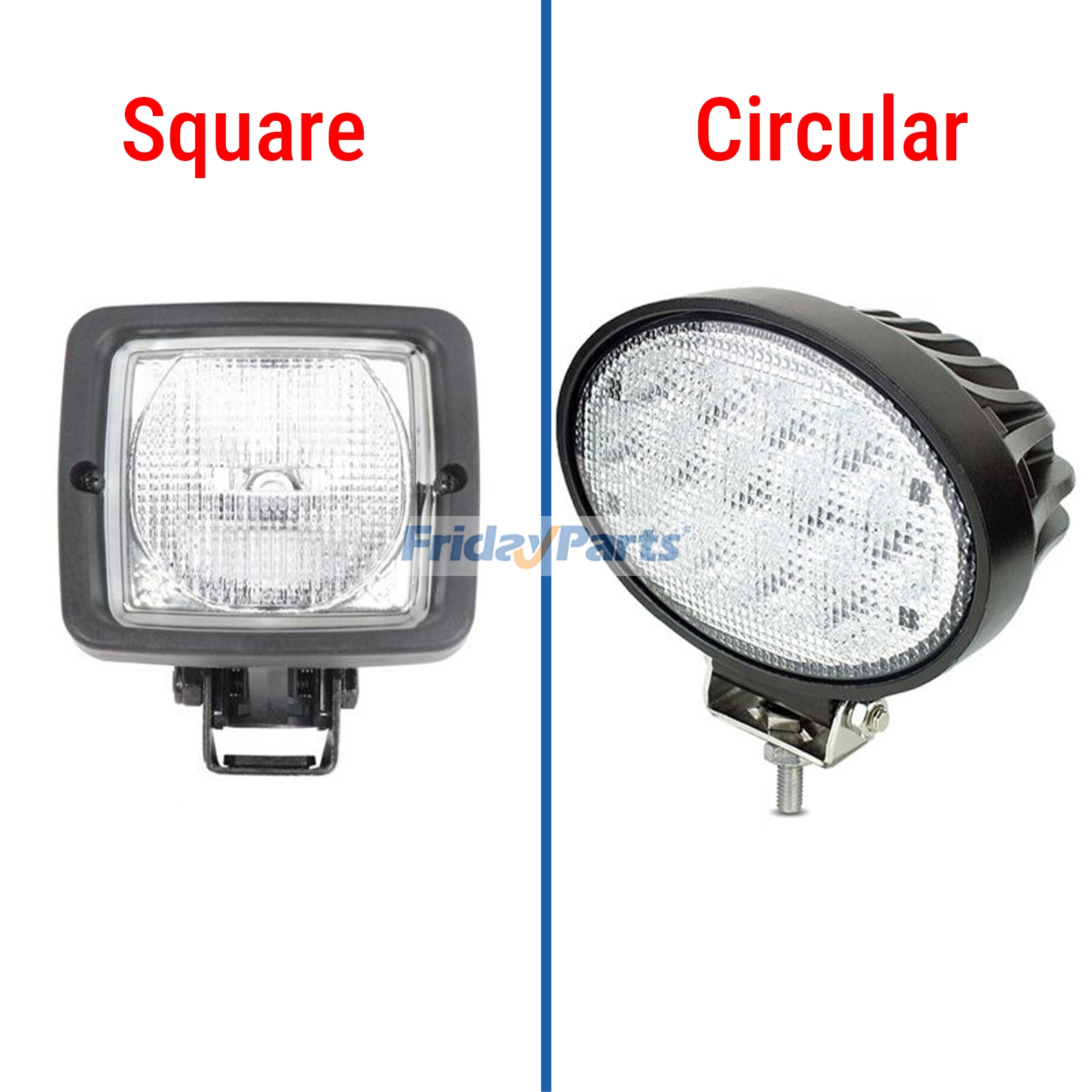 2 Pcs Work Flood Light for Dozer,Loader,Others