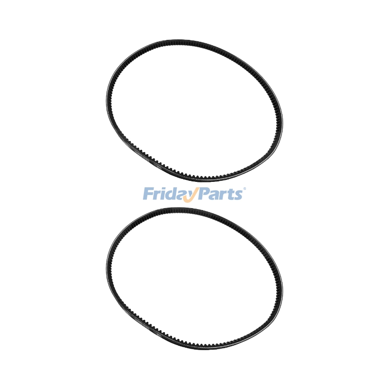 2 courroies trapézoïdales crantées 7M-4702 pour moteurs Caterpillar CAT 3196, 3304, 3306, 3126B, 3176C, C7, C-9, bulldozers D6C, D8, D8H, niveleuses 12G, 130G, 140G et 160G