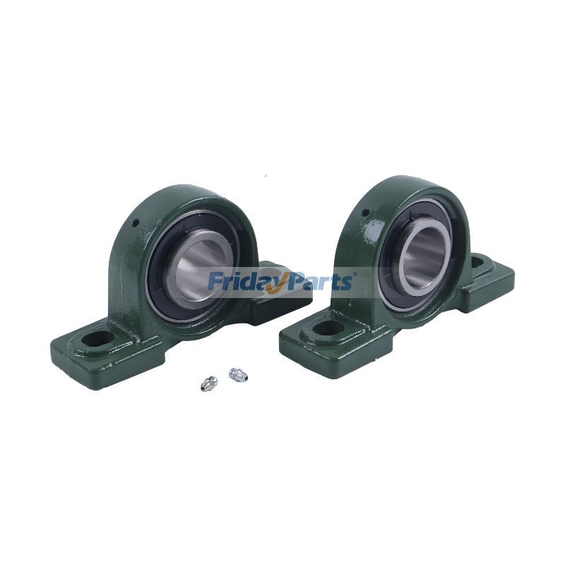 2 Pieces 1-9/16 Pillow Block Bearing NP-25 P2B-SC-109 UCP208-25 for Harvester Plow Seeder