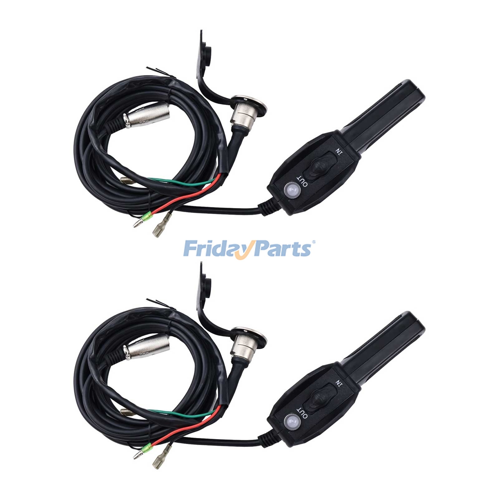 2 Pieces 10ft Winch Hand Controller Switch 73120-115-0000 for Hisun Massimo MSU Bennche SuperMach YardSport UTV 400 500 700 800