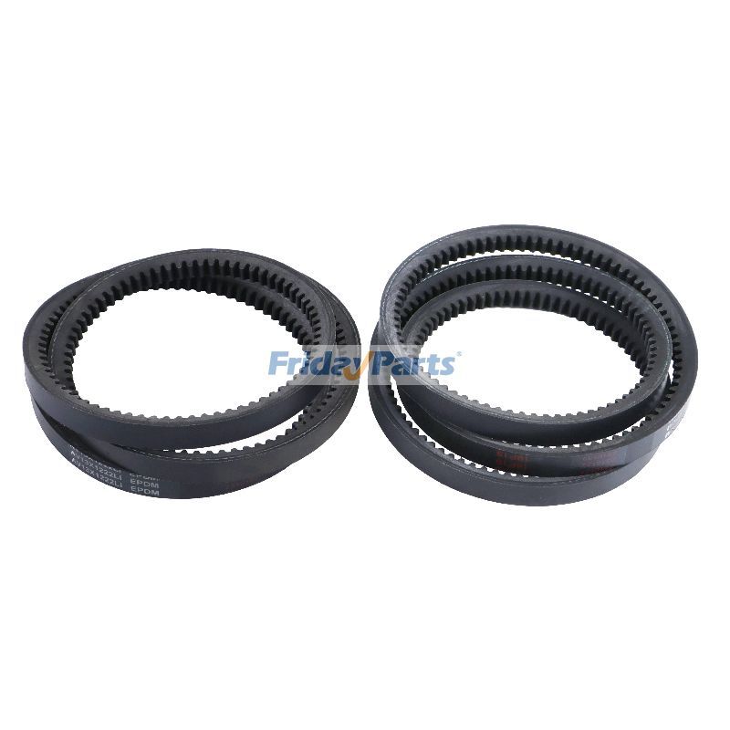 2 piezas de correa trapezoidal dentada de borde crudo de 1270 mm de largo 5M-8137 para motor Caterpillar CAT 3114 3116 3126 3126B 3208 3304 3306 D333C camión todoterreno 793C