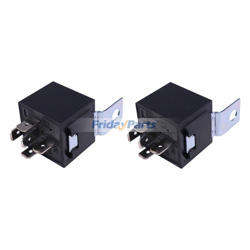 2 Pieces 12V 40A 5P Relay 601053 for Hustler Raptor SD Cub Cadet 54" Mower