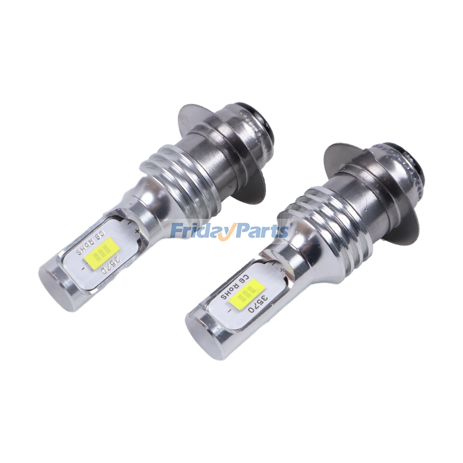 2 Pieces 12V 50W LED Headlight Bulb 34070-99010 for Yanmar Tractor 135D 140D 147 1510 155 165 169 180 1810 186 187 220 226 250 250D