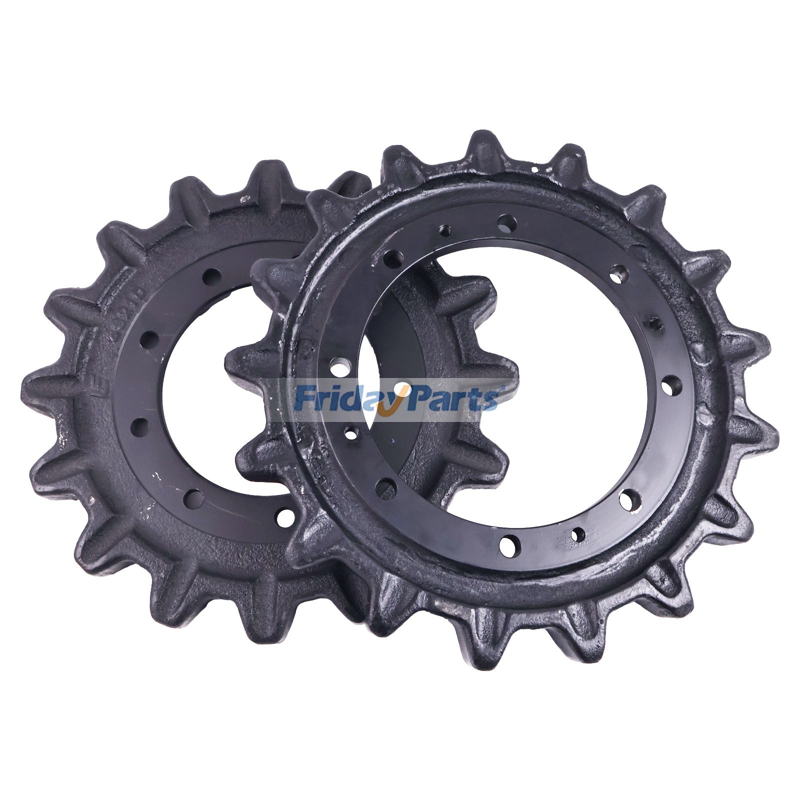 2 Pieces 17 Teeth 8 Bolts Drive Sprocket 7227421 for Bobcat Track Loader T740 T750 T770 T870