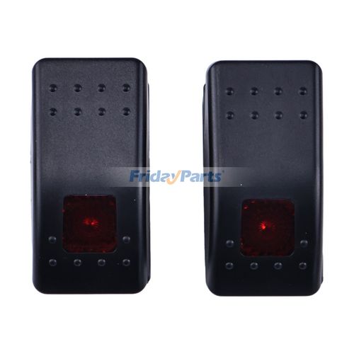 Stop Start Rocker Switch 2 Pieces 5 Pins On-On Rocker Start Stop Switch 308-1038 for Onan ...
