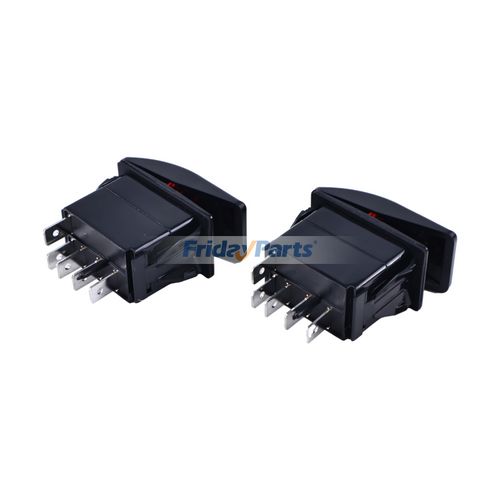 Stop Start Rocker Switch 2 Pieces 5 Pins On-On Rocker Start Stop Switch 308-1038 for Onan ...